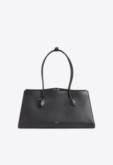 Le Teckel Grained Leather Tote Bag