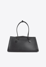 Le Teckel Grained Leather Tote Bag