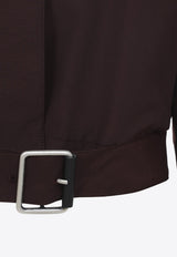 Short Trench Coat with Belt