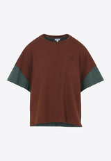 Crewneck T-shirt with Anagram-Logo