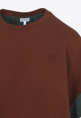 Crewneck T-shirt with Anagram-Logo