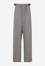 Straight-Leg Tailored Pants