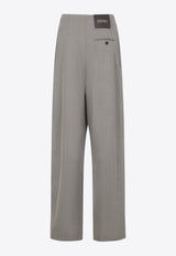 Straight-Leg Tailored Pants