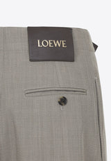 Straight-Leg Tailored Pants