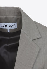 Wool Single-Breasted Jacket