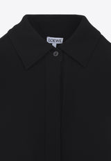 Gathered Midi Dress with Belt