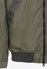 High-Neck Zip-Up Jacket
