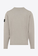 Logo Patch Crewneck Sweater