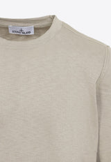 Logo Patch Crewneck Sweater