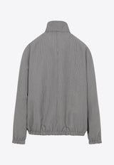 Houndstooth Bomber Jacket