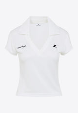 Logo-Embroidered Polo T-shirt