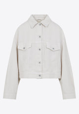 Cropped Bull Linen Jacket