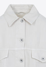 Cropped Bull Linen Jacket