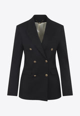 Double-Breasted Wool Blazer