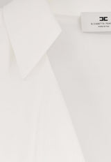 Draped Long-Sleeved Bodysuit