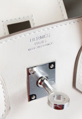 Birkin 25 in Craie Swift with Palladium Hardware