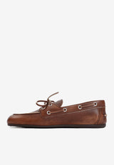 Burnt Calf Leather Loafers