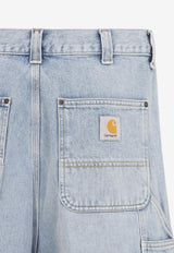 Double-Knee Denim Shorts