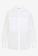 Silk Organza Long-Sleeved Shirt