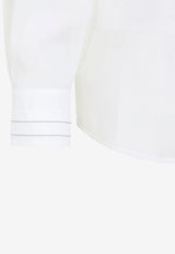 Silk Organza Long-Sleeved Shirt