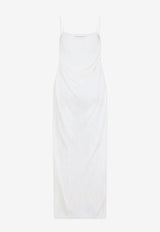 Plumetis Knit Maxi Dress