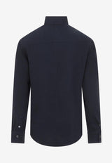 Long-Sleeved Linen Shirt
