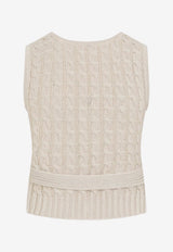 Calibri Linen Paneled Vest