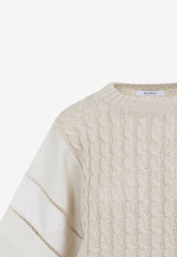 Scatola Cable Knit Top