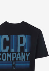 Logo Stamped Print T-shirt