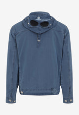 Denim Field Jacket with Goggle Lens
