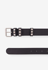 Flaneuse Studded Leather Belt