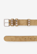 Flaneuse Studded Leather Belt