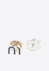 Logo Stud Earrings