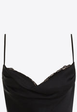 فستان طويل سهل الارتداء من الحرير