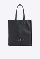 Large Museo Calf Leather Tote Bag