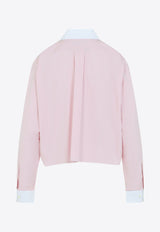 Logo-Embroidered Long-Sleeved Shirt