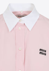 Logo-Embroidered Long-Sleeved Shirt