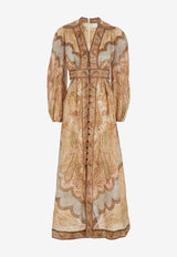 Wanderlust Plunge Midi Dress