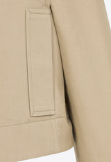 Caban Jacket in Wool Blend