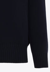 Logo-Embroidered High-Neck Sweater