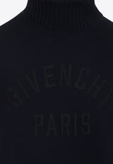 Logo-Embroidered High-Neck Sweater