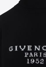 High-Neck Wool and Cashmere Sweater