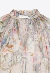 Rebellion Billow Floral Blouse