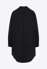 فستان بقَصة قميص بطبعة أرقام