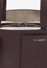 Mini Soft Bucket Bag in Calf Leather