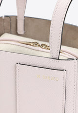 Mini Soft Bucket Bag in Calf Leather