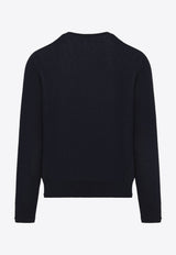 Logo Print Crewneck Sweater