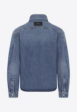 Long-Sleeved Denim Shirt