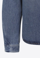Long-Sleeved Denim Shirt