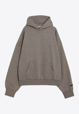 Fear Of God Essentials Logo Print Hooded Sweatshirt Taupe 192AS252051F/R_FEARE-HH